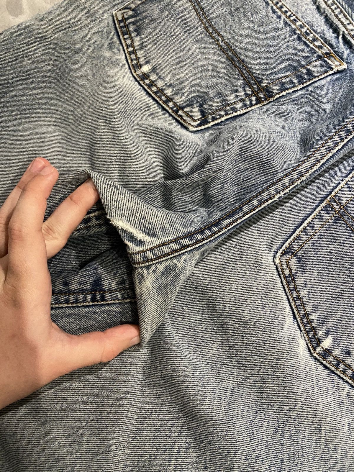 Japanese Brand Slim Fit Washed Denim Classic Fade Everyday Drip Size US 33 - 9 Thumbnail
