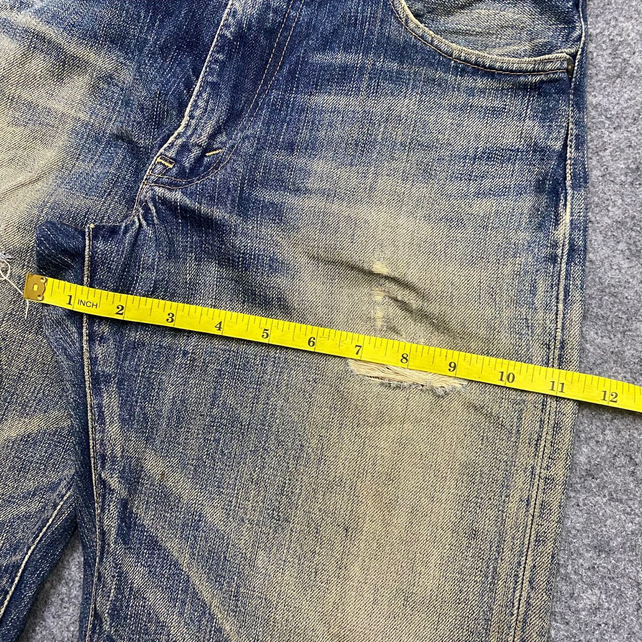 Levi's Vintage 90s Levis Distressed Denim Kurt Cobain Style Size US 28 / EU 44 - 5 Thumbnail