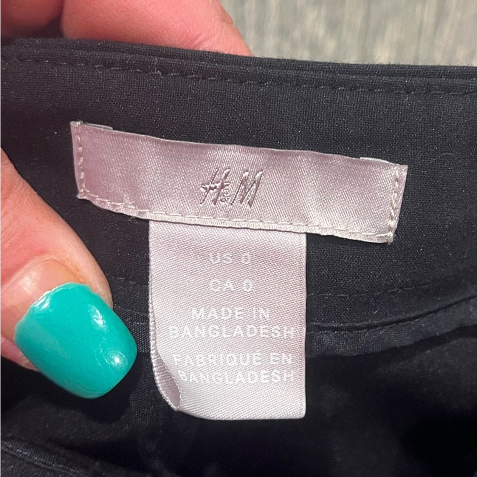H&M H&M Womens Dress Pants Straight Leg Ankle Length Size 0 Size 25" / US 0 / IT 36 - 11 Thumbnail