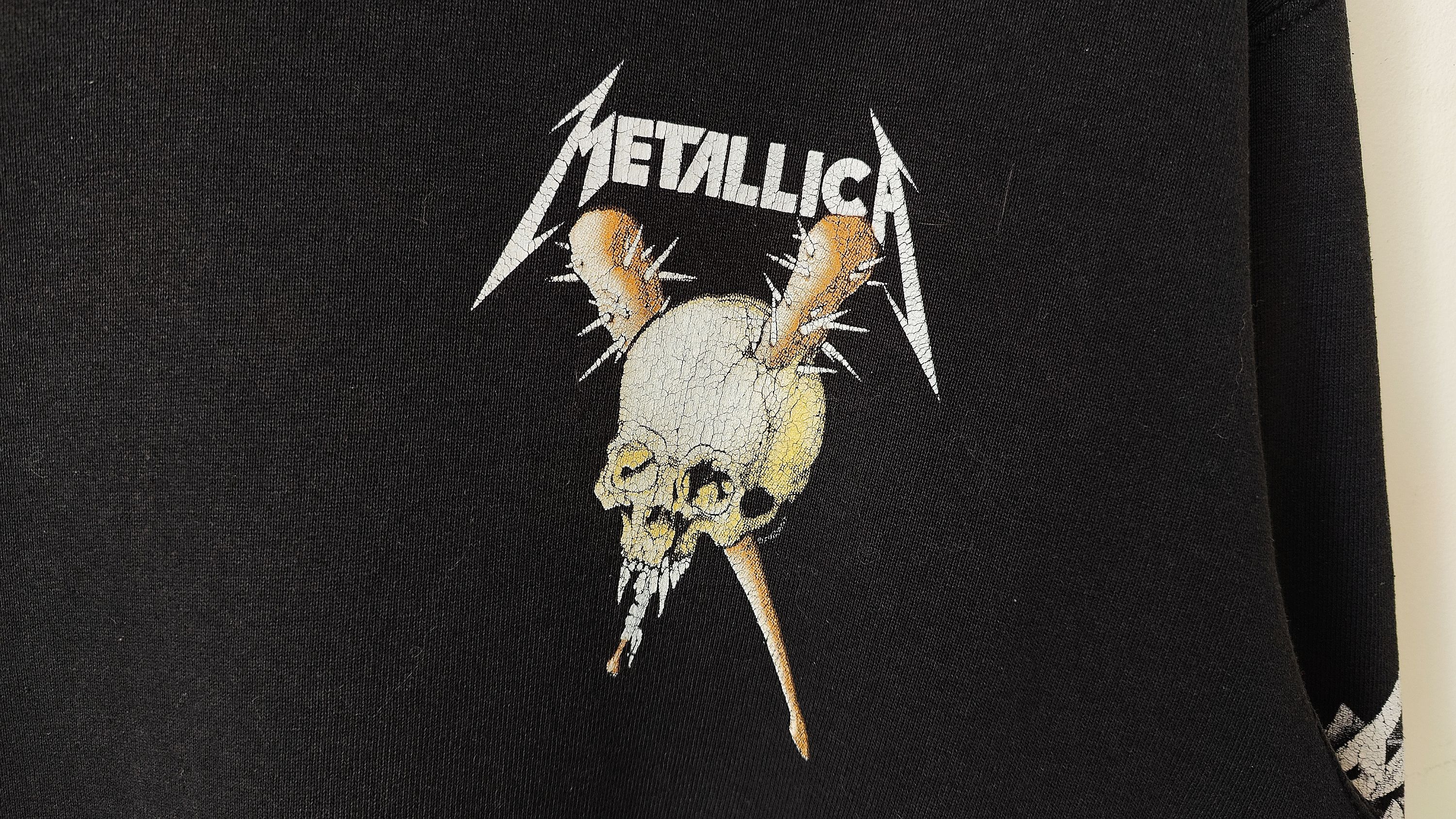 Band Tees × Metallica × Vintage Metallica Master of Puppets Y2K Sweatshirt Hoodie Pushead Size US L / EU 52-54 / 3 - 5 Thumbnail