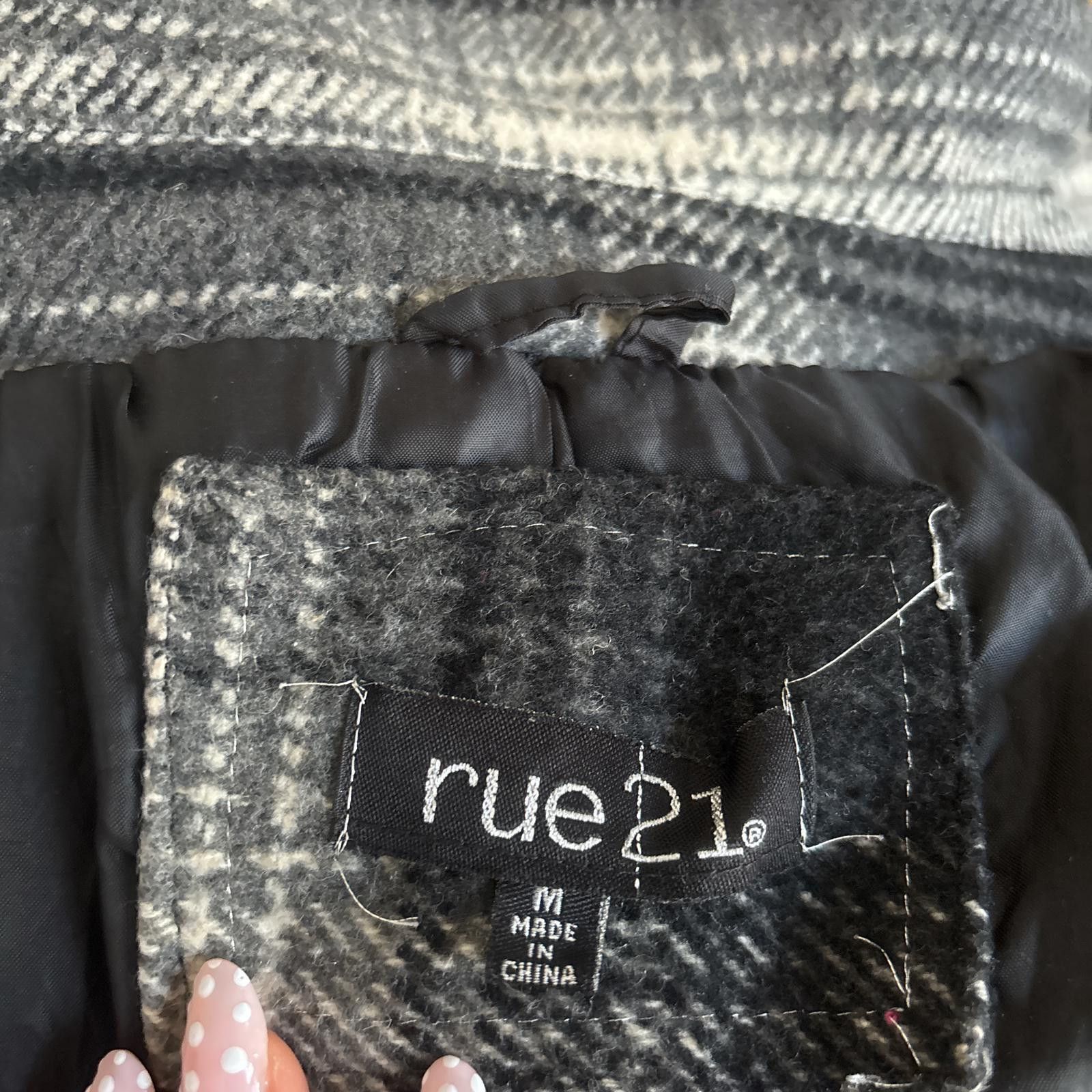 rue21 y2k fur hooded plaid jacket Size M / US 6-8 / IT 42-44 - 6 Thumbnail