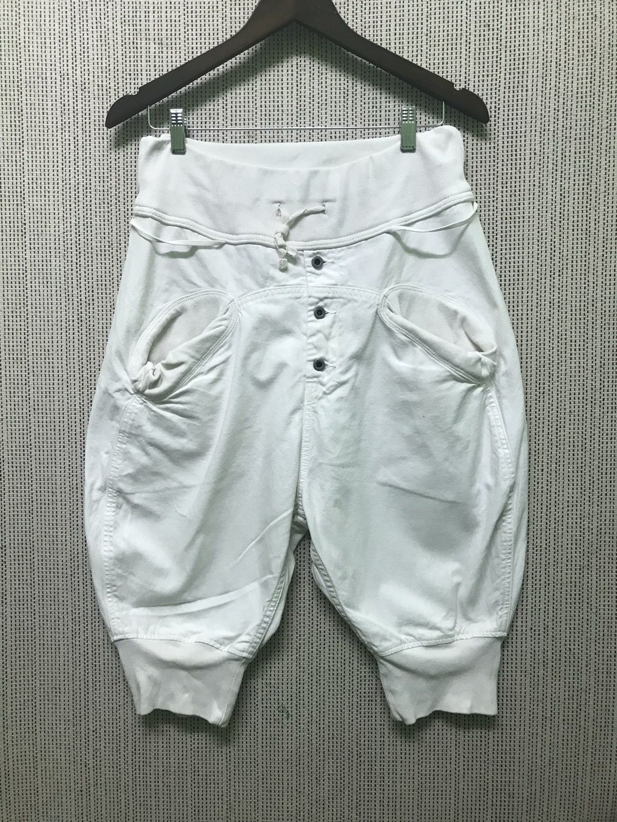 image of Kapital Sarouel Nouvelle Easy Pants Olive Khaki Size 2 in White, Men's