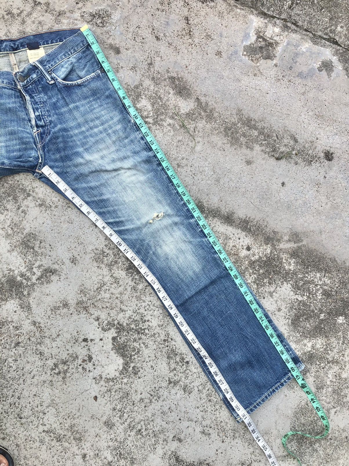Abercrombie & Fitch FLARED⚡️⚡️A&F BAXTER DISTRESSED DENIM Size US 32 / EU 48 - 12 Thumbnail