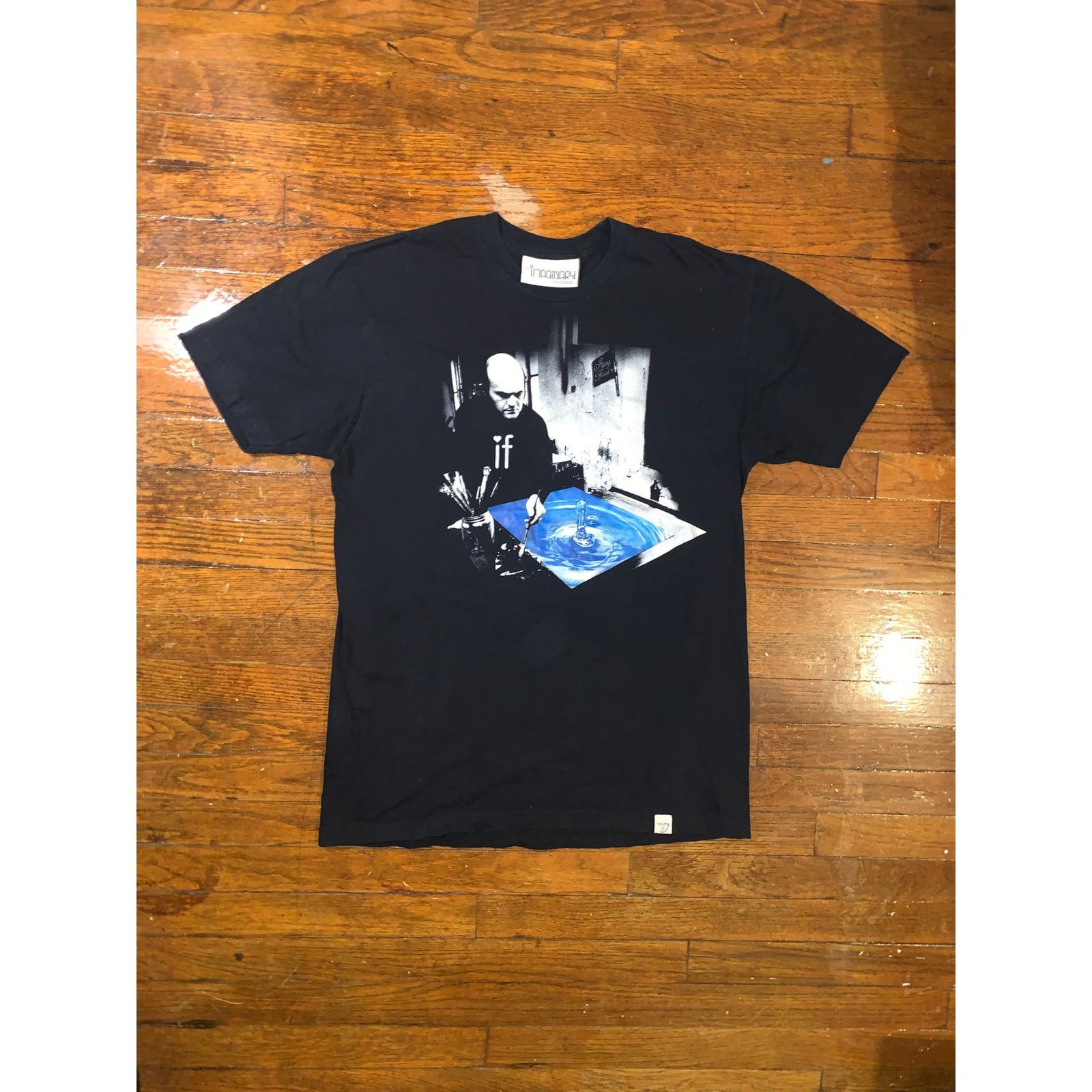 Imaginary Foundation Imaginary Foundation Fluid Graphic Tee Black Surreal USA L Size US L / EU 52-54 / 3 - 2 Thumbnail