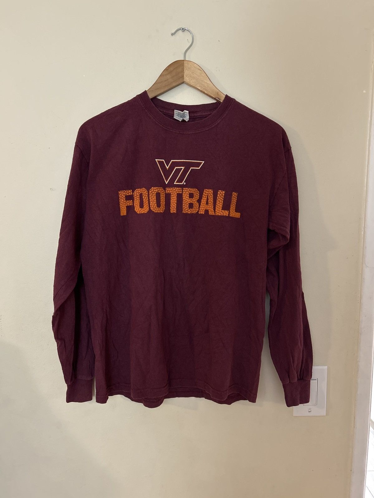 Vintage Vintage 2010 VT football long sleeve Size US M / EU 48-50 / 2 - 2 Thumbnail