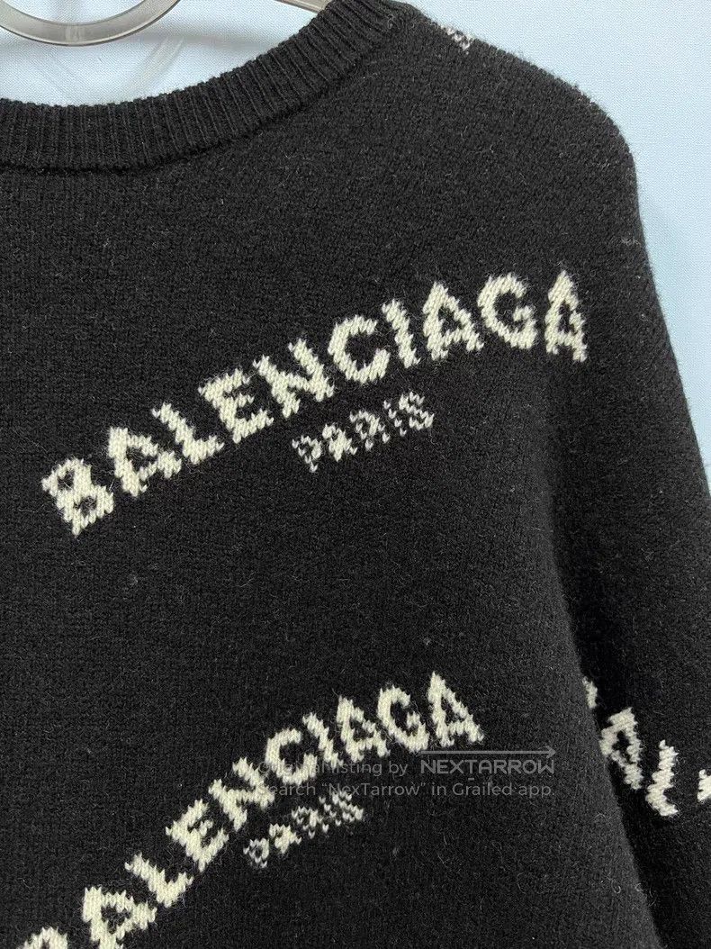 Balenciaga Balenciaga Full Print Barrage Sweater Size US XS / EU 42 / 0 - 3 Thumbnail