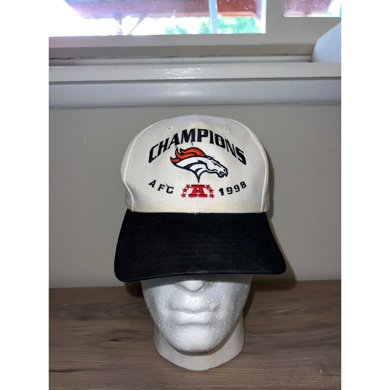 NFL NFL Denver Broncos 1998 AFC Champs Super Bowl Hat Snapback Size ONE SIZE - 1 Thumbnail