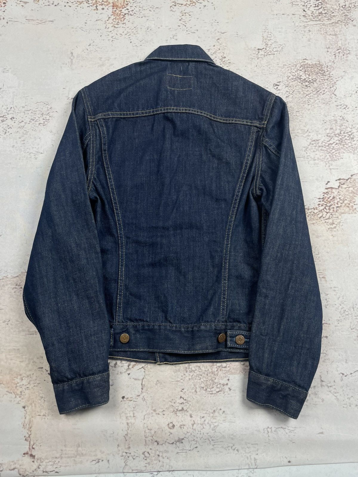 Levi's Women’s Levi’s S – 70500-04 Navy Denim Jacket Vintage Size S / US 4 / IT 40 - 2 Thumbnail