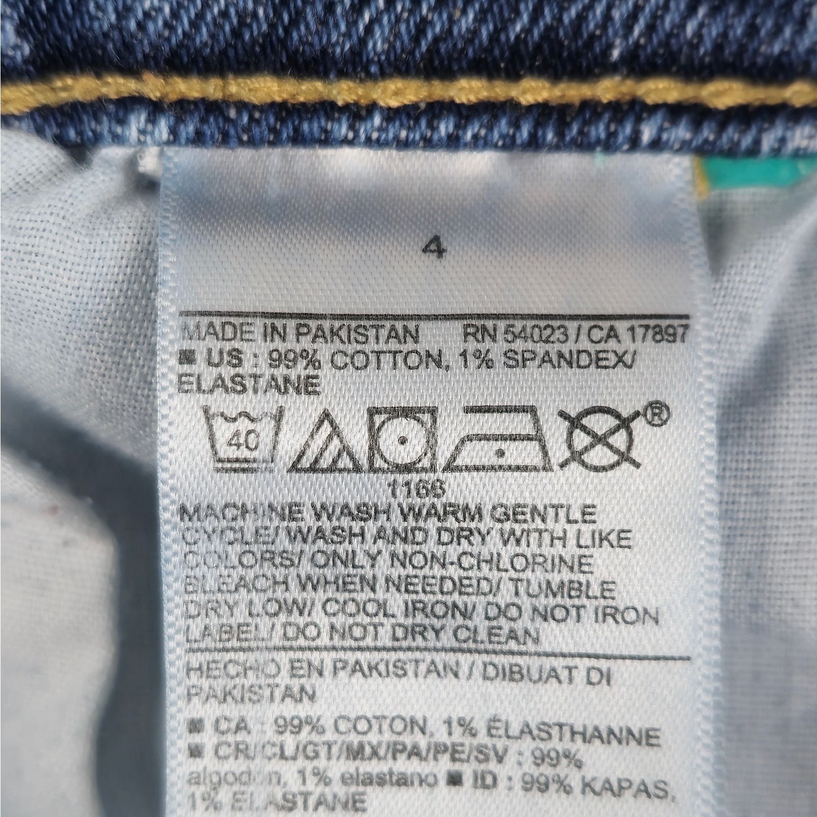 Old Navy Old Navy 4 Sky Hi Straight Button Fly Ripped Jeans 27x27 Size 27" / US 4 / IT 40 - 12 Thumbnail
