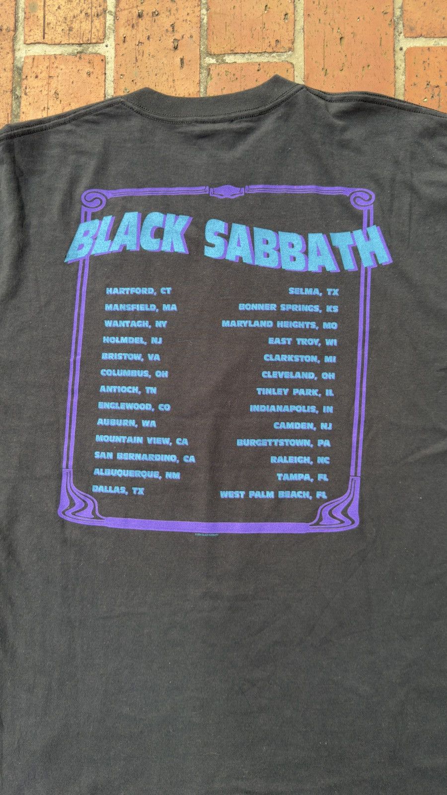 Vintage Vintage Y2K Black Sabbath tour 2004 Size US XL / EU 56 / 4 - 6 Thumbnail