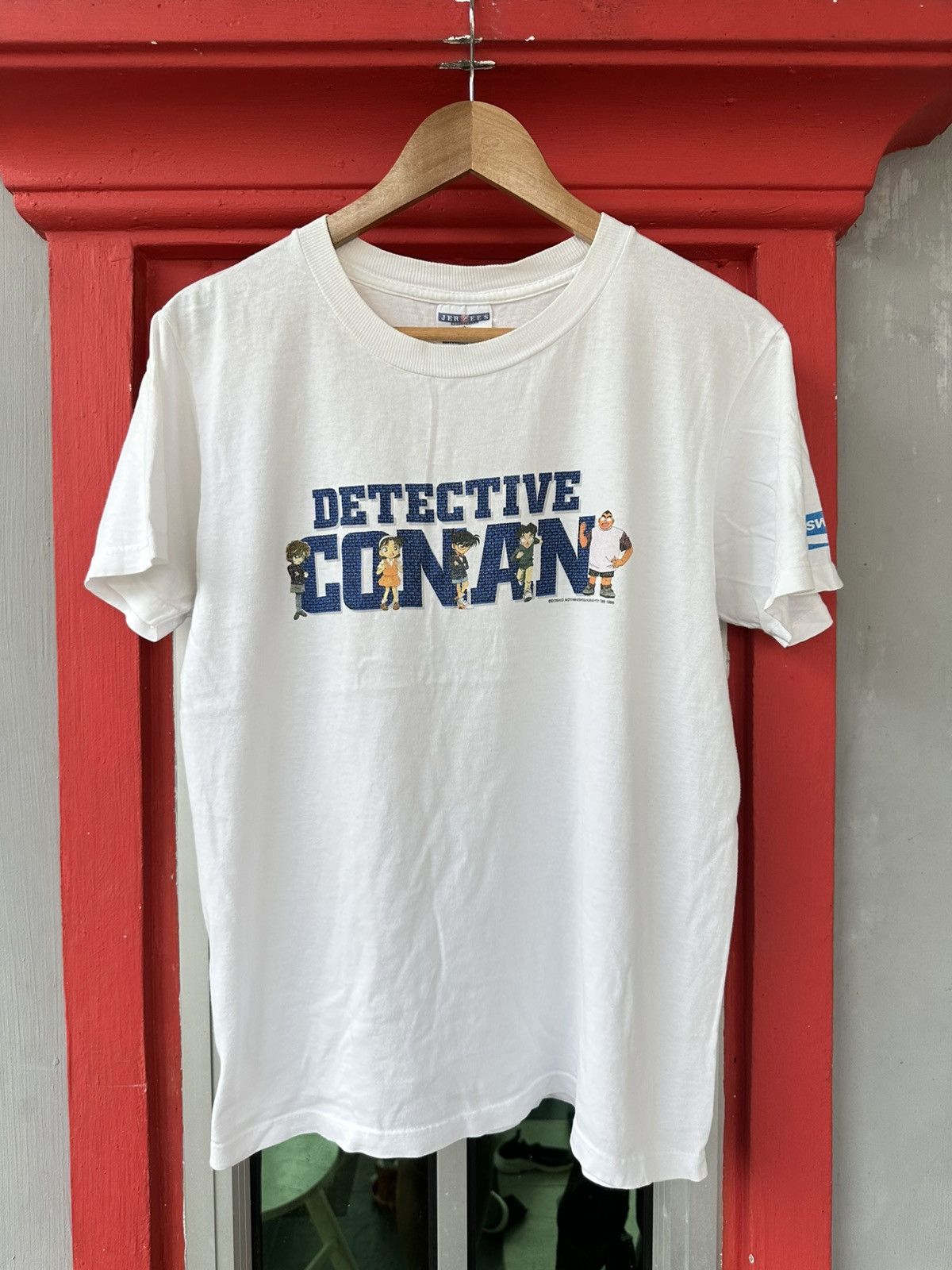 Anime Vintage 90s Detective Conan Anime Manga Tee Size US M / EU 48-50 / 2 - 1 Thumbnail