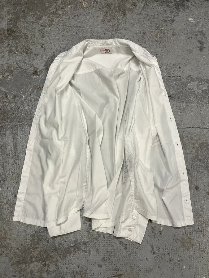 Prada × Vintage SS2010 Prada White Buttoned Mao Shirt Size US M / EU 48-50 / 2 - 8 Thumbnail