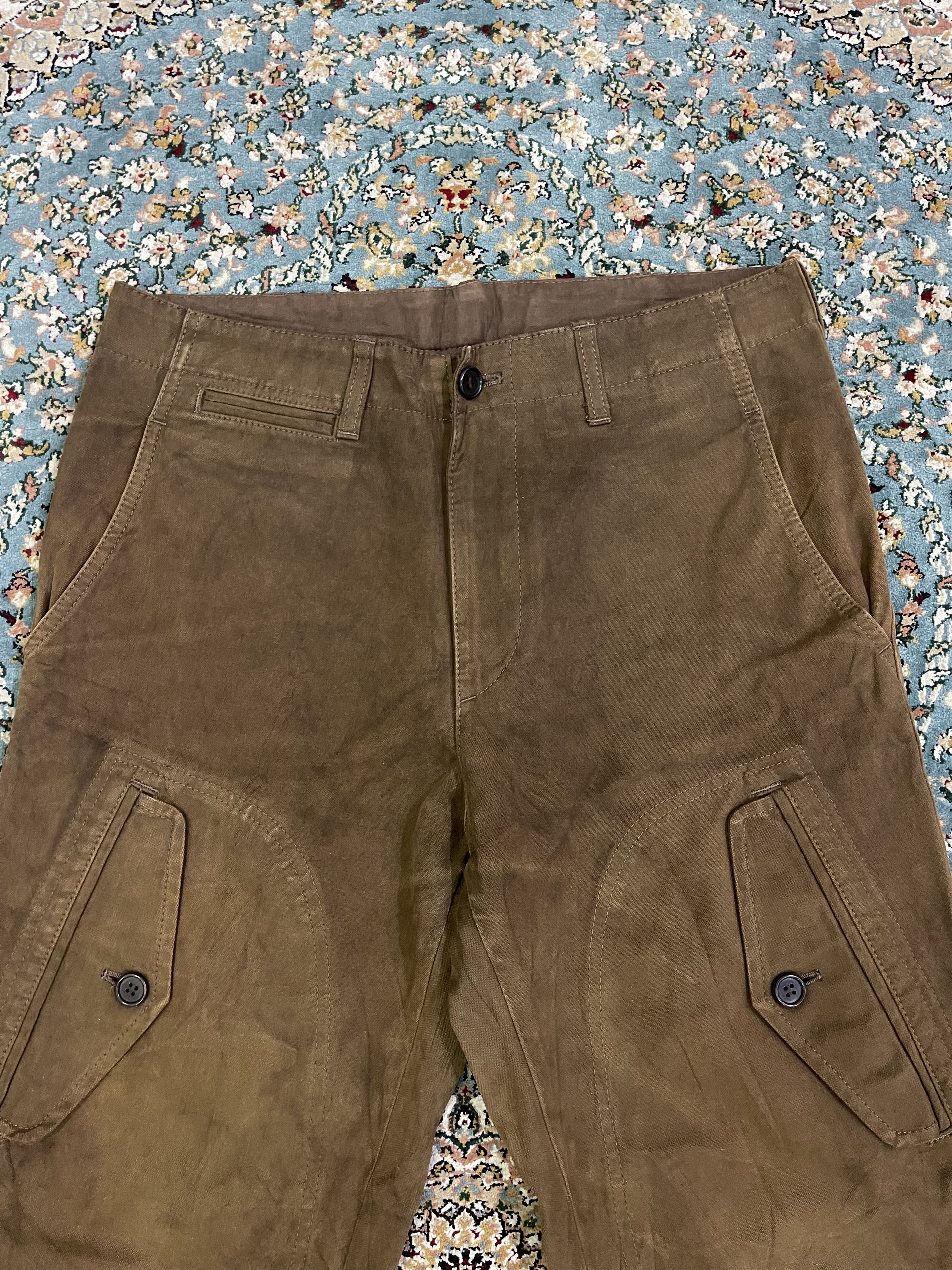 Comme des Garcons Homme Comme des Garcons Duck Canvas Cargo Trouser Size US 32 / EU 48 - 2 Thumbnail