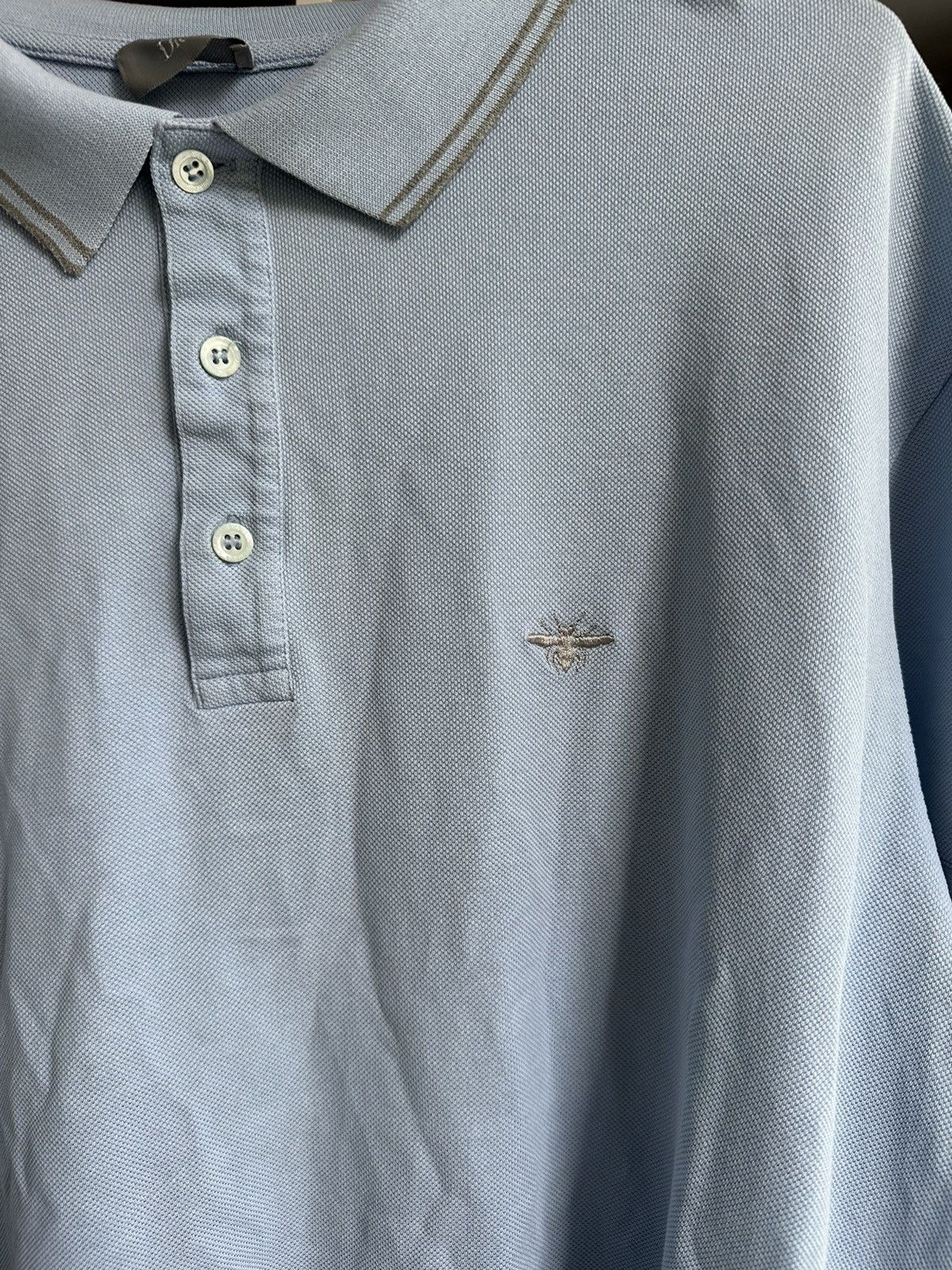 Dior 🔥VINTAGE DIOR BEE LOGO POLO🔥 Size US XL / EU 56 / 4 - 2 Thumbnail