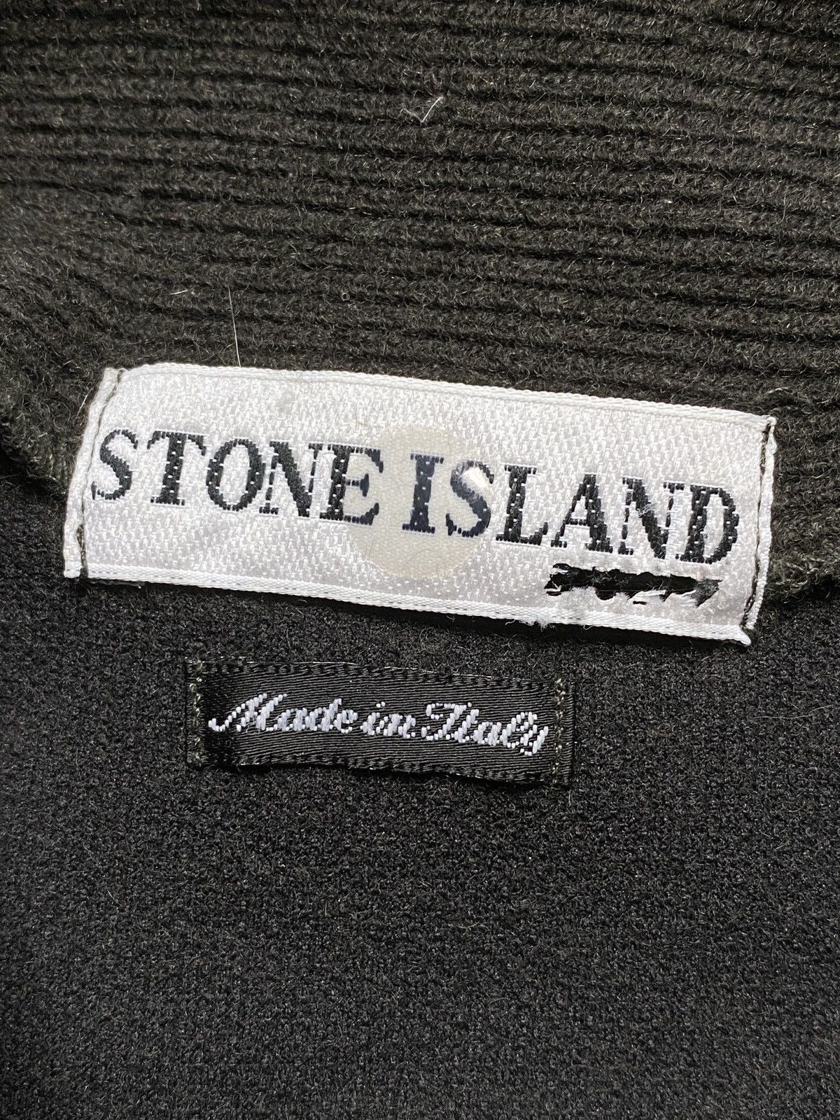 Stone Island Stone Island Green badge era 80s 90s wool grey sweater knit Size US M / EU 48-50 / 2 - 3 Thumbnail