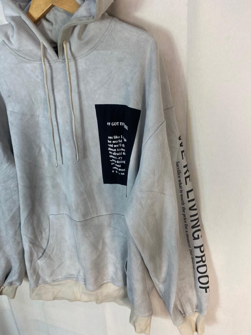 Japanese Brand Unisex 🔥Rings printed hoodie pullover Size US L / EU 52-54 / 3 - 2 Thumbnail
