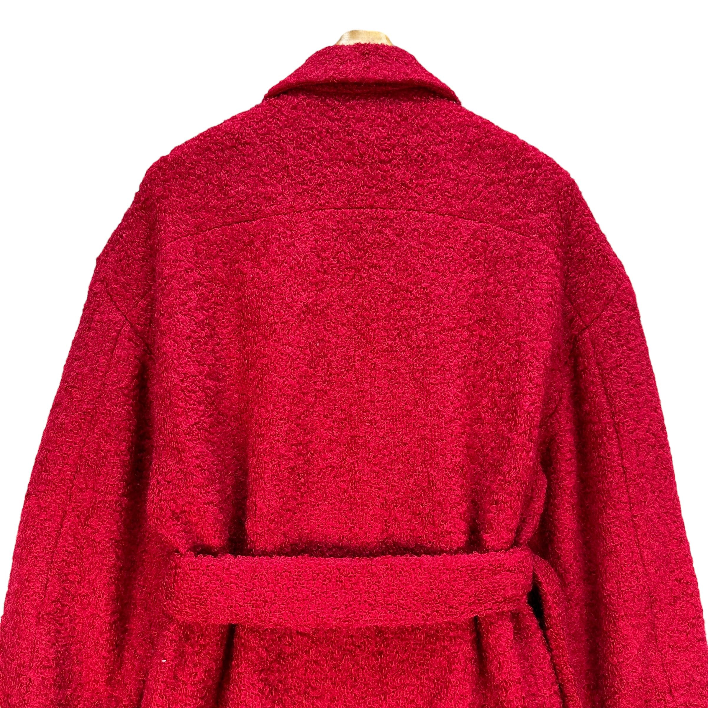 Norma Kamali NORMA KAMALI Red Robes Long Coat Trench Coat #A64-1545 Size M / US 6-8 / IT 42-44 - 12 Thumbnail