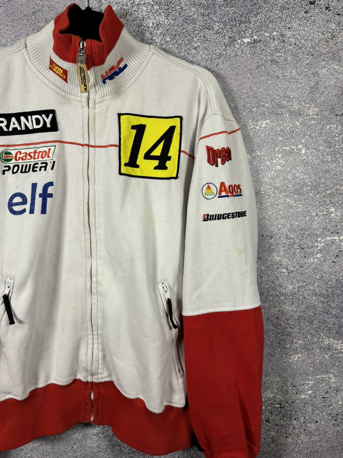 Formula 1 × Honda × Vintage Honda Gresini Racing Patches Zip Hooded F-1 Team Playboy L Size US L / EU 52-54 / 3 - 4 Thumbnail