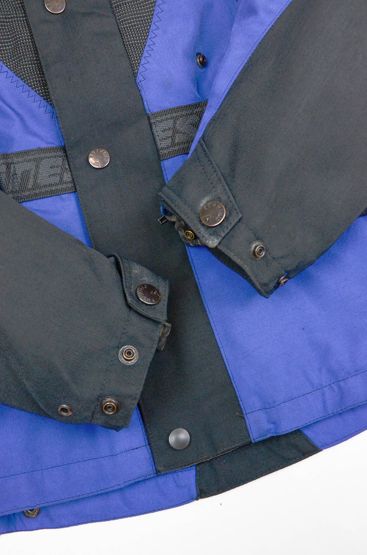 Dainese Dainese Italian Blue Black Geometric Armor Moto Jacket 52 Size US L / EU 52-54 / 3 - 3 Thumbnail