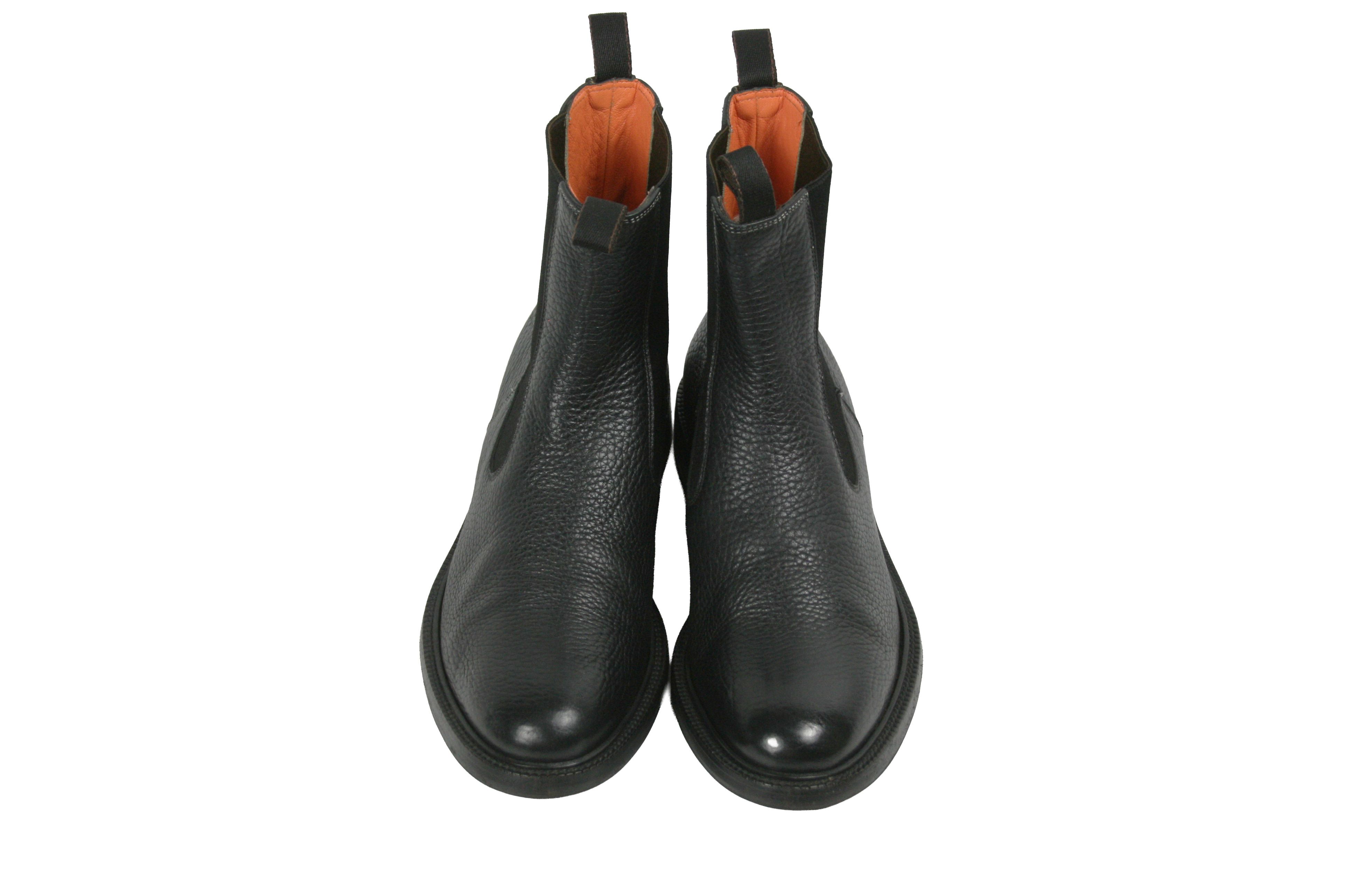 Santoni Chelsea Leather Boots Size US 8 / IT 38 - 8 Thumbnail