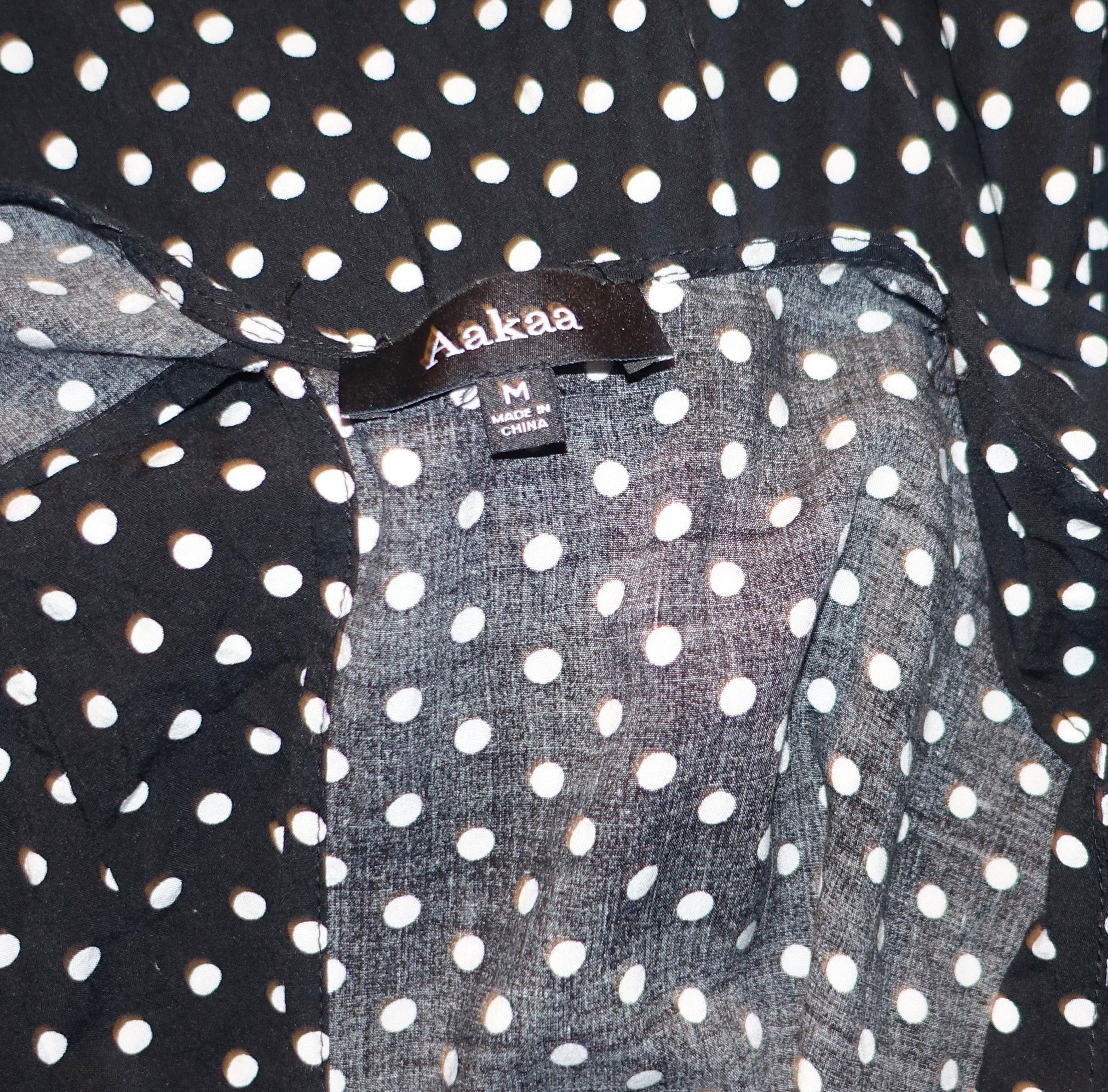 Other Aakaa Black White Polka Dot Romper M Size 26" / US 2 / IT 38 - 7 Thumbnail