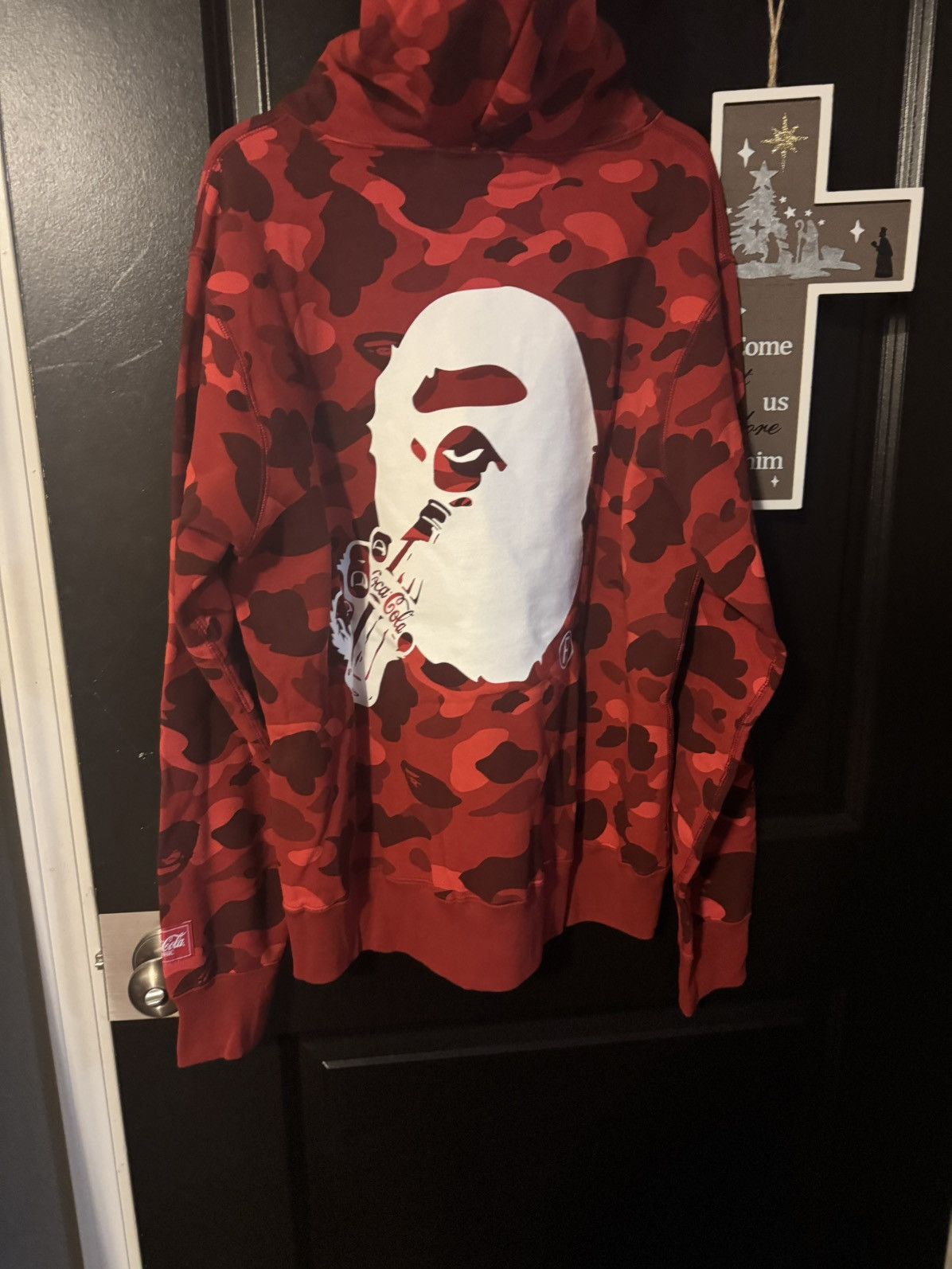 Bape Bape X Coca Cola Colar Camo Ape Head Pull over hoodie Size US L / EU 52-54 / 3 - 1 Thumbnail