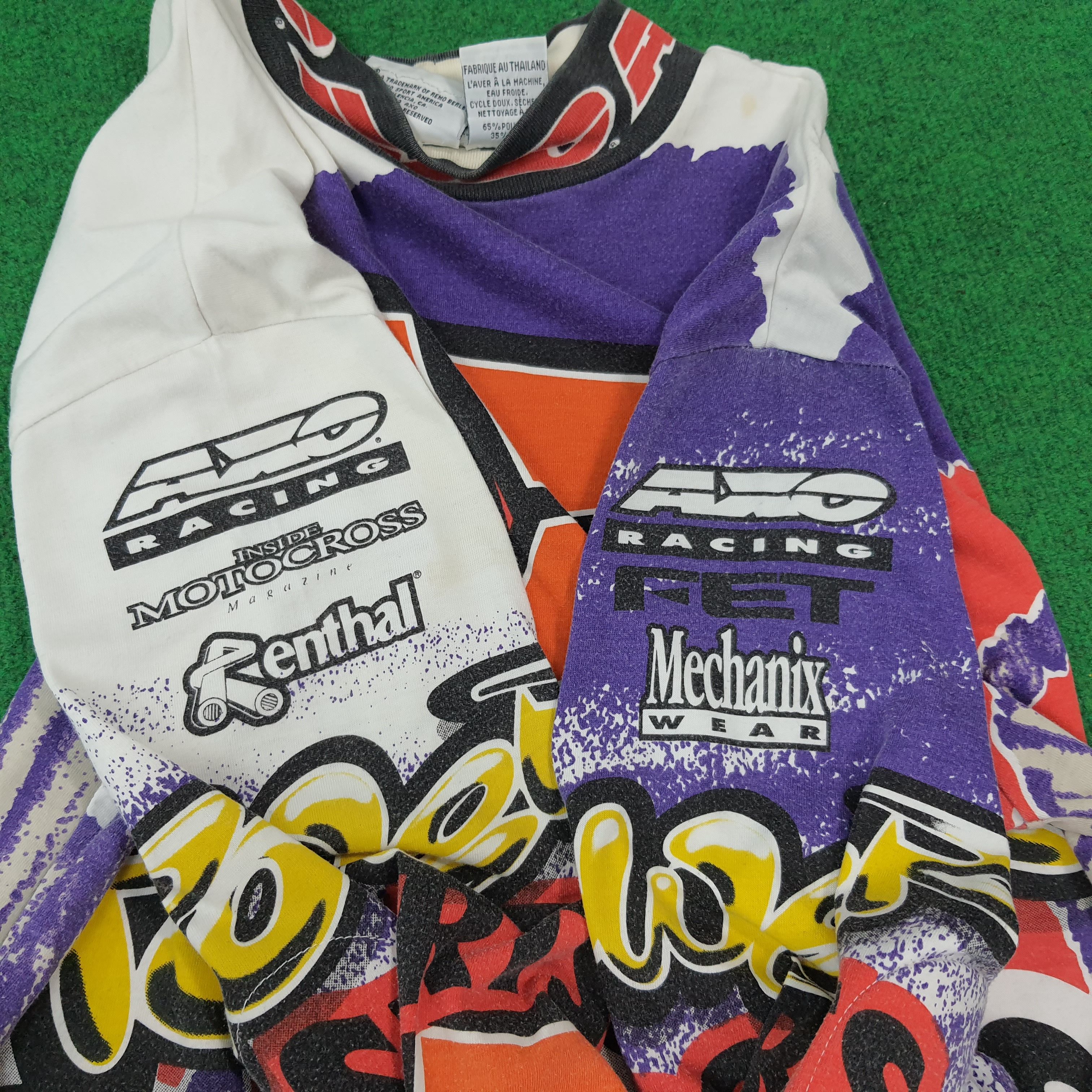 Vintage Vintage 90s AXO Power Sports Racing Dyemax Shirt C276N78 Size US M / EU 48-50 / 2 - 5 Thumbnail