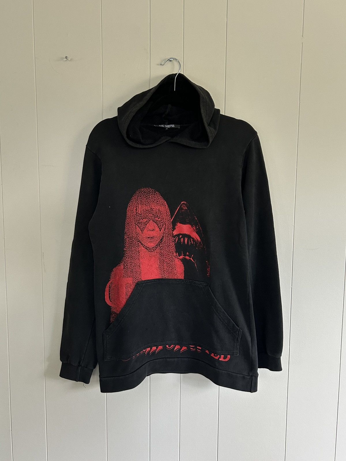 Raf simons shark hoodie sale