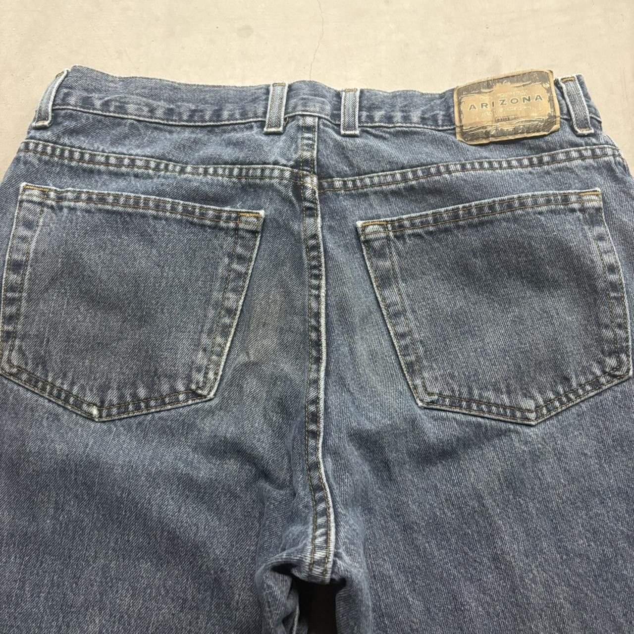 Vintage Crazy Vintage Y2K/2000s Baggy Relaxed Fit Skater Grunge Streetwear Arizona Dark Wash Denim Jeans! Size US 34 / EU 50 - 6 Thumbnail