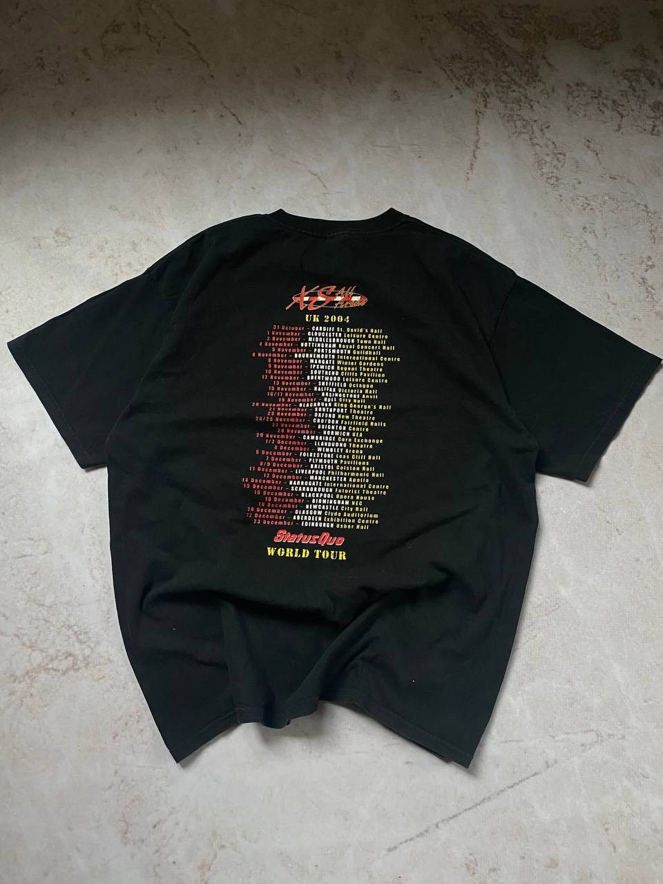 Band Tees × Vintage Vintage 00s Status Quo Ultra Cotton Y2K Tour Band Tee Size US XL / EU 56 / 4 - 2 Thumbnail