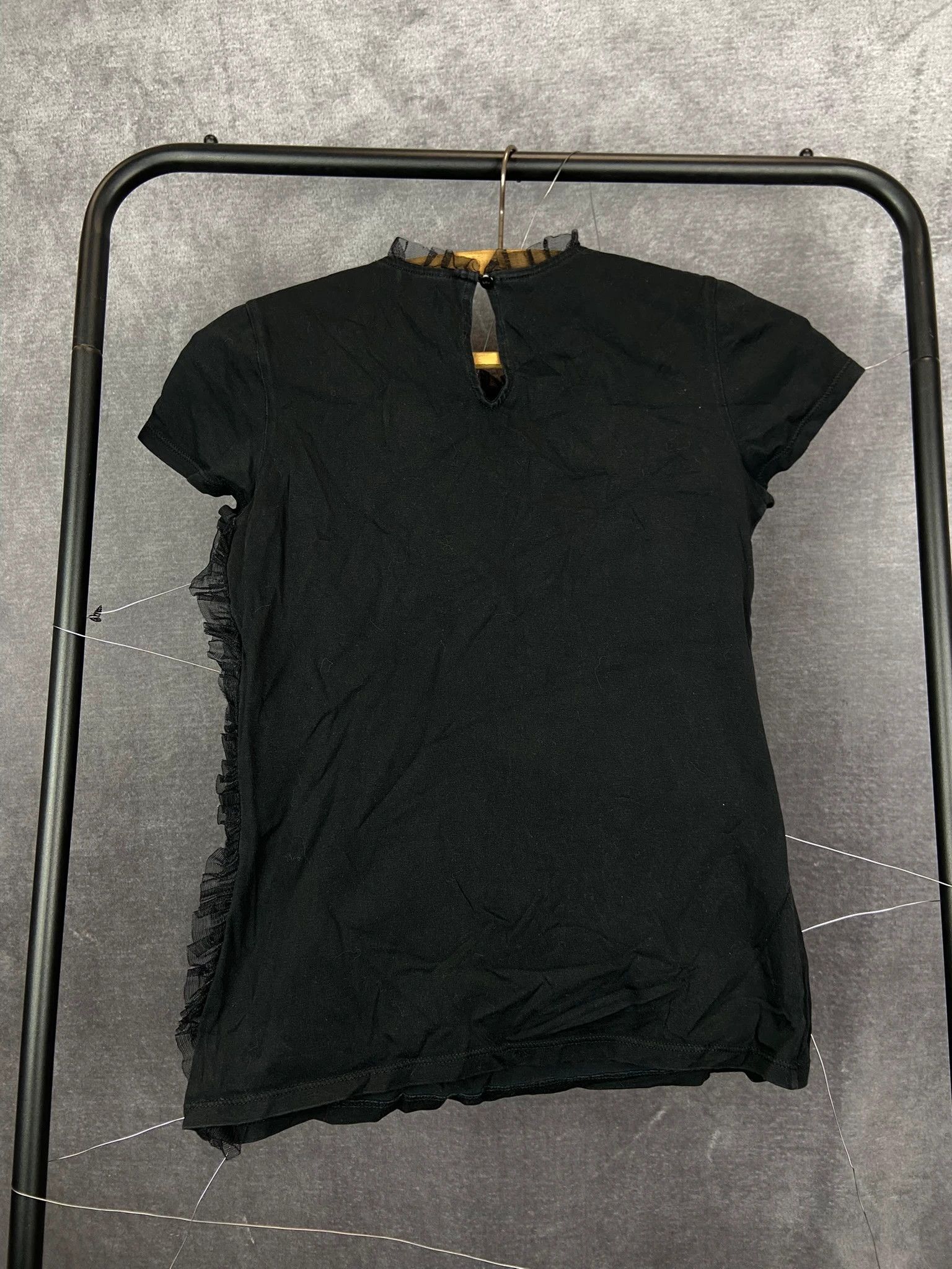 Liu Jo LIU-J Women Top Made in Italy Sequin Logo Lace Size M / US 6-8 / IT 42-44 - 4 Thumbnail