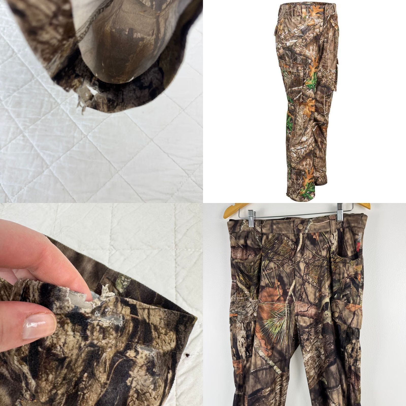 Realtree Rustic Ridge Womens XL Realtree Edge All Season Hunting Pants Camo Size 40" / US 18 - 9 Thumbnail