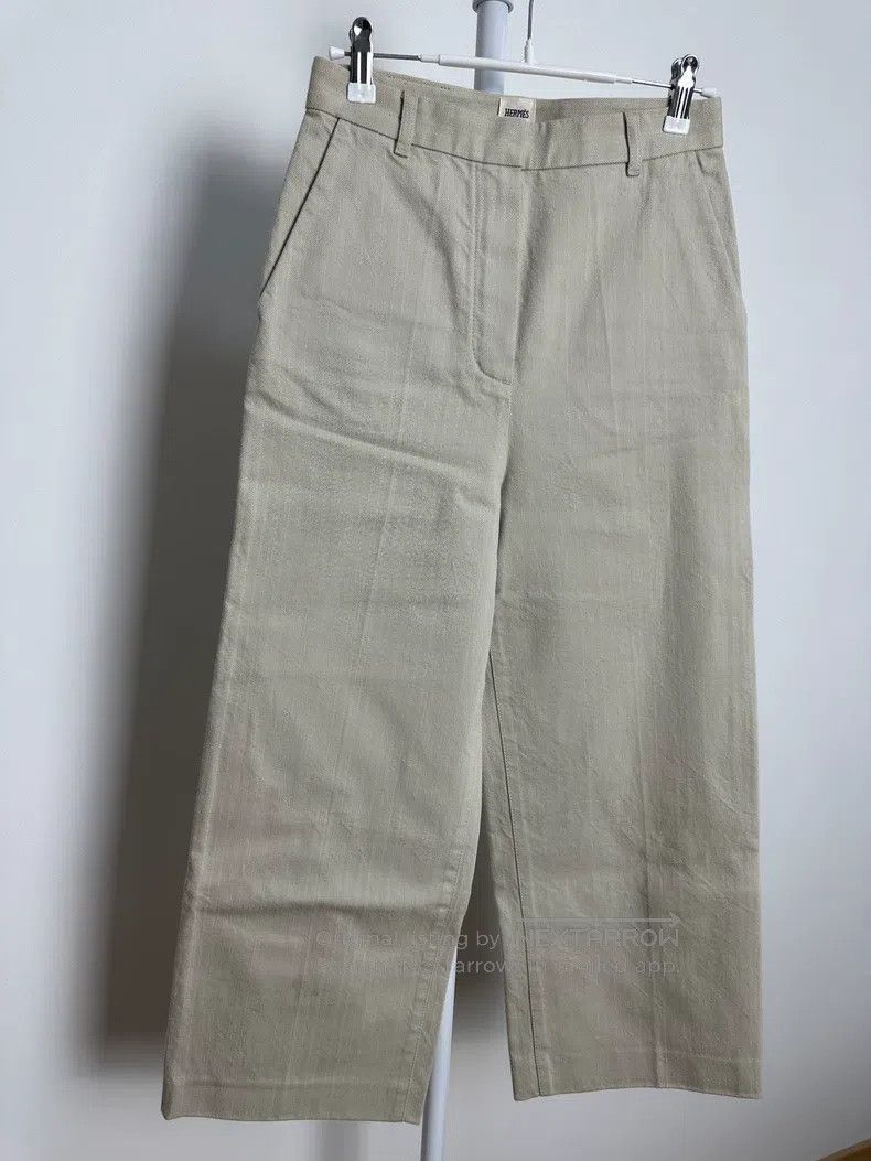 Hermes Hermes Khaki Casual Pants Size 42" / US 20 - 1 Thumbnail