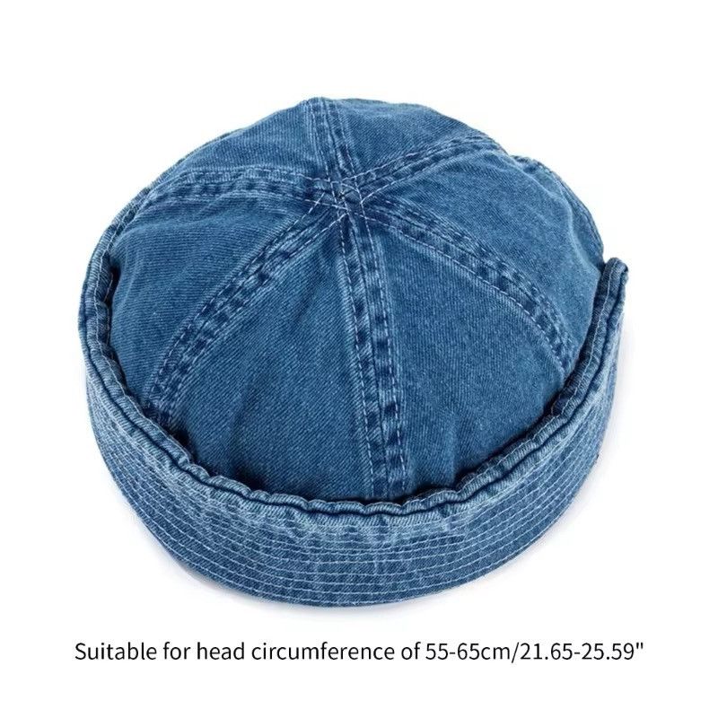 Japanese Brand × Vintage Japanese Blue Boro Melon Hat Size ONE SIZE - 5 Thumbnail