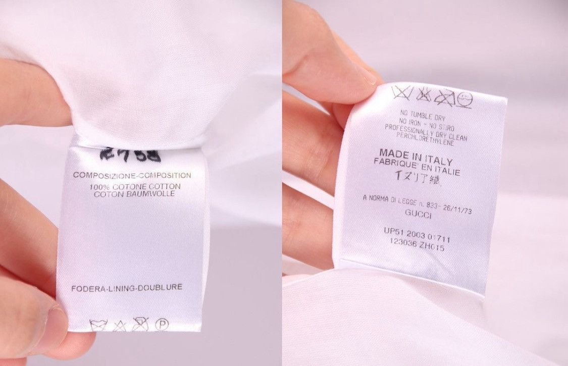 Gucci Gucci Tom Ford 2003 Wide Long Sleeves White Shirt Blouses Size M / US 6-8 / IT 42-44 - 5 Thumbnail