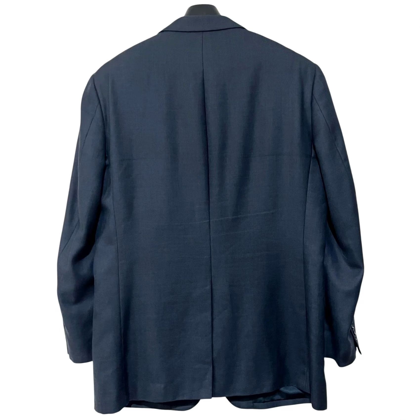 Jos. A. Bank VINTAGE Jos A Bank Blazer Mens 44L Navy Blue Wool Silk Ramie Two Button Sport Coat Blazer Mens 44L Navy Blue Wool Silk Ramie Two Button Sport Coat Size 44R - 2 Thumbnail