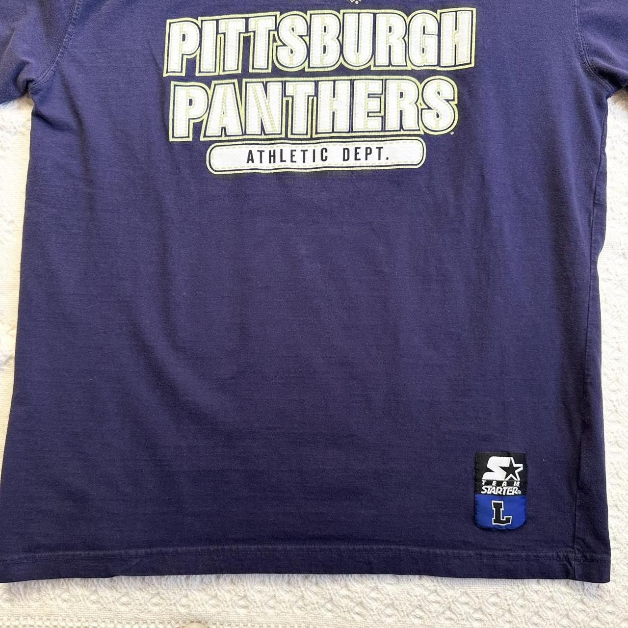 Starter Vintage Pittsburgh Shirt Tee Mens L Navy Starter Panthers Size US L / EU 52-54 / 3 - 4 Thumbnail
