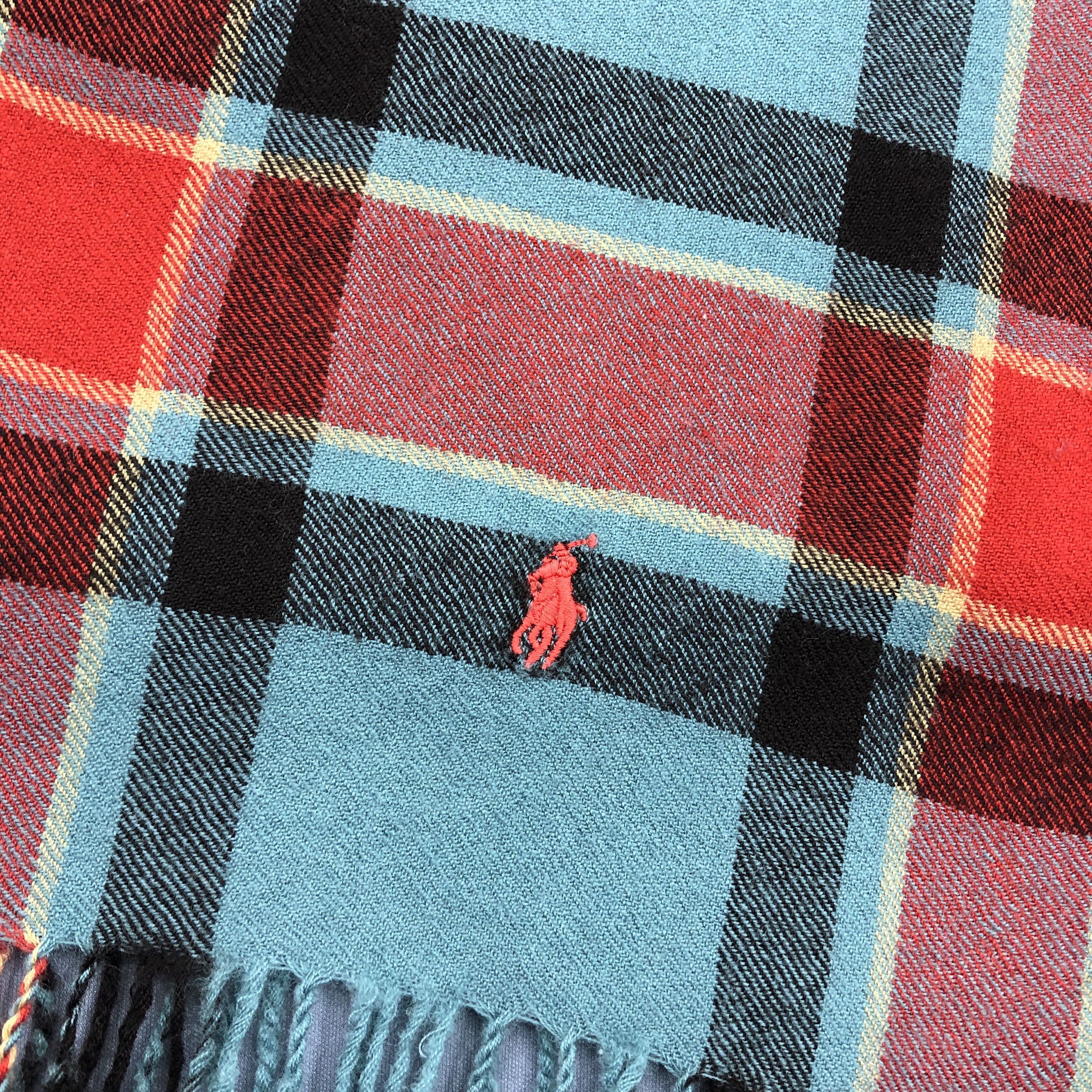 Polo Ralph Lauren Vintage Ralph Lauren Scarf Plaid Tartan Wool Scarves. Size ONE SIZE - 4 Thumbnail