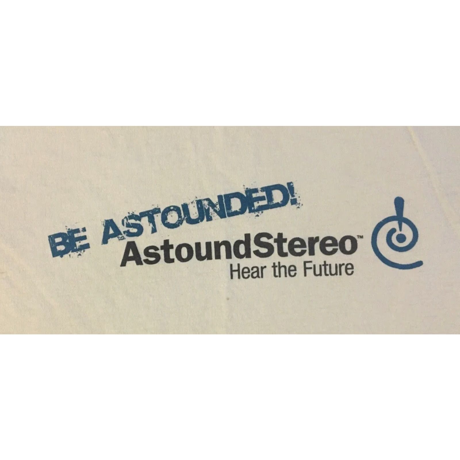 Vintage Vtg Astound Stereo Hear The Future Faded Distress Shirt M White 90s Grunge Promo T-Shirt Mens Size M Size US M / EU 48-50 / 2 - 4 Thumbnail