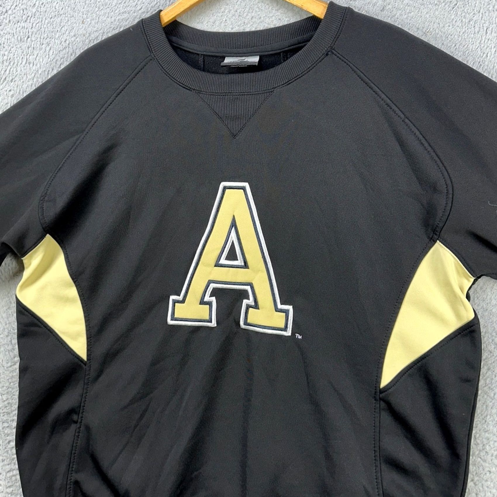 Vintage VINTAGE Army Black Knights Sweatshirt Crewneck Mens XL Black Long Sleeve Logo Colosseum Size US XL / EU 56 / 4 - 2 Thumbnail