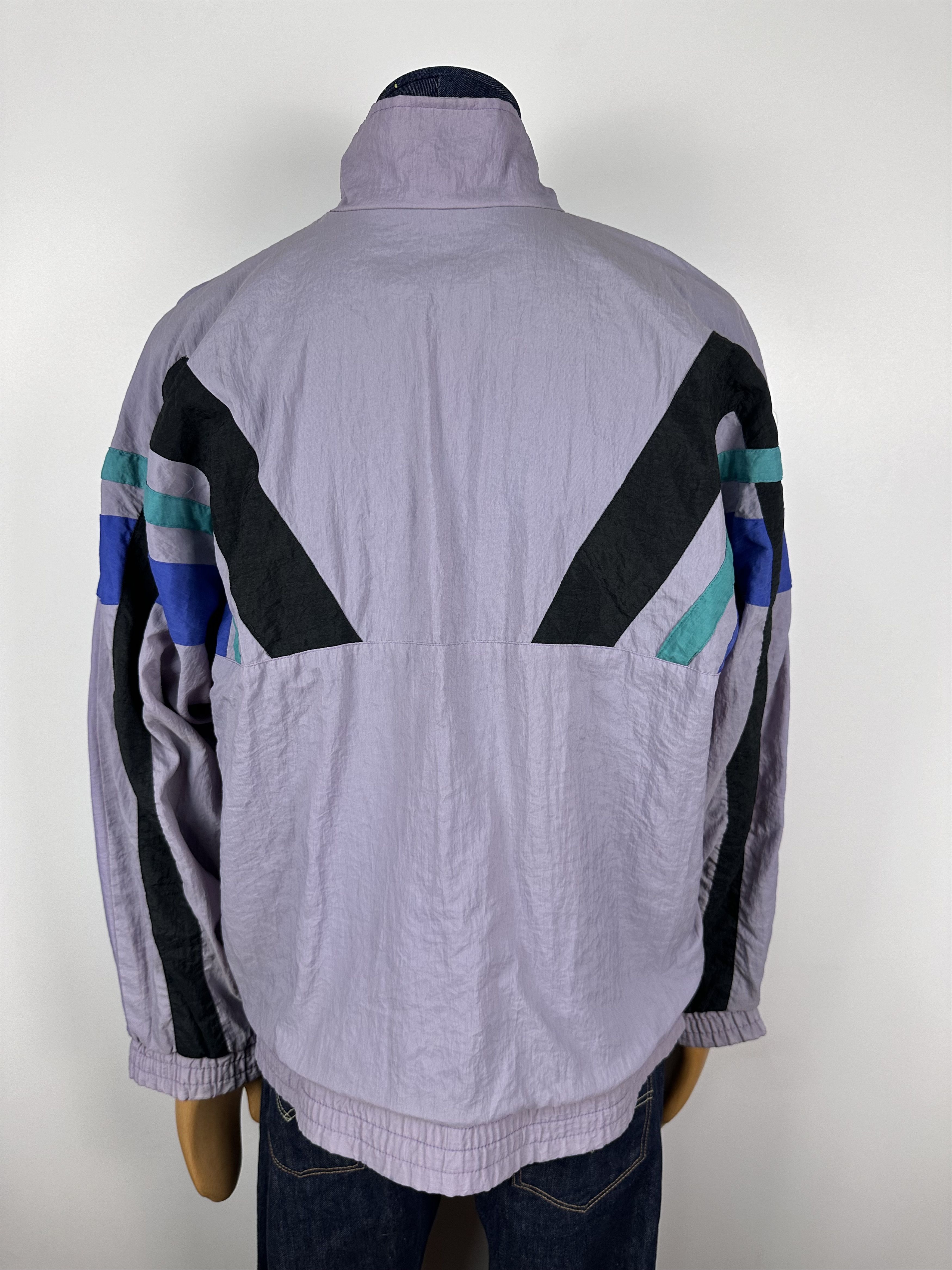Adidas × Vintage Adidas Originals Vintage 90s Purple Nylon Track Top Jacket Size US M / EU 48-50 / 2 - 8 Thumbnail