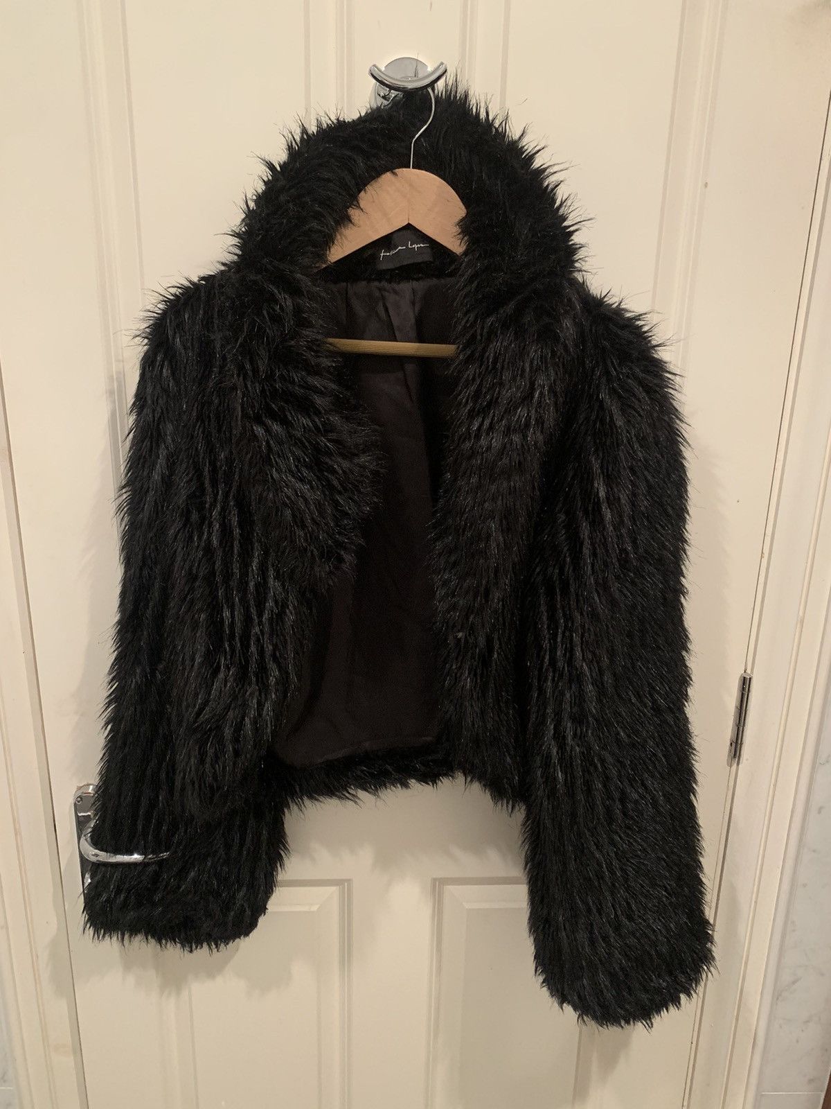 Other Fátima Lopes Designer Faux Fur Jacket Size M / US 6-8 / IT 42-44 - 1 Thumbnail
