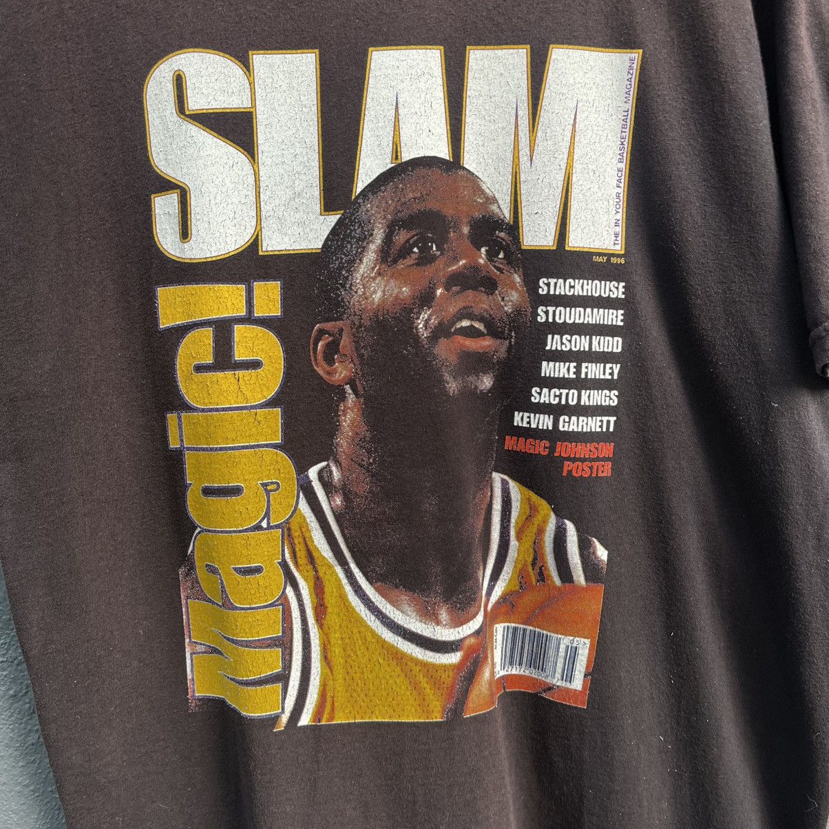 Mitchell & Ness Thrashed Faded Mitchell&Ness Magic Johnson Tee Size US L / EU 52-54 / 3 - 2 Thumbnail