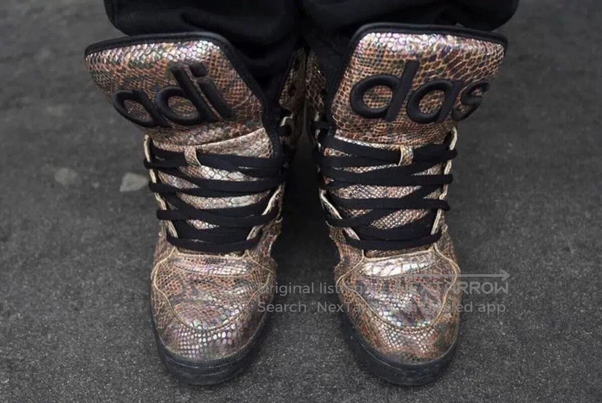 Jeremy Scott Adidas Jeremy Scott Instinct Hi Sneakers. Size US 10 / EU 43 - 2 Thumbnail