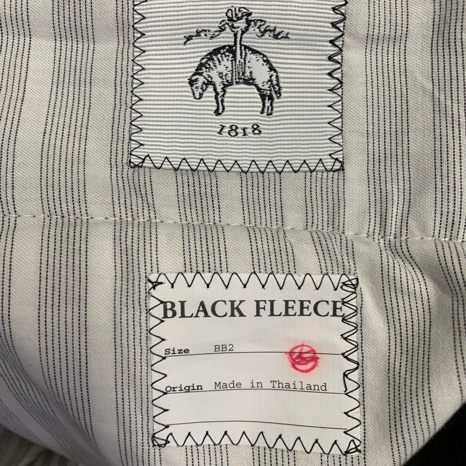 Brooks Brothers Black Fleece BLACK FLEECE Twill Wool Tapered Button Fly Dress Pants Size US 33 - 4 Thumbnail