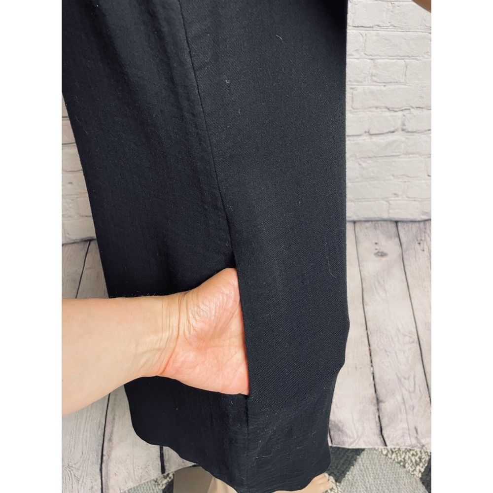 L'AGENCE New L'Agence Cotton Wool Black Sleeveless Dress Size M Size M / US 6-8 / IT 42-44 - 6 Thumbnail
