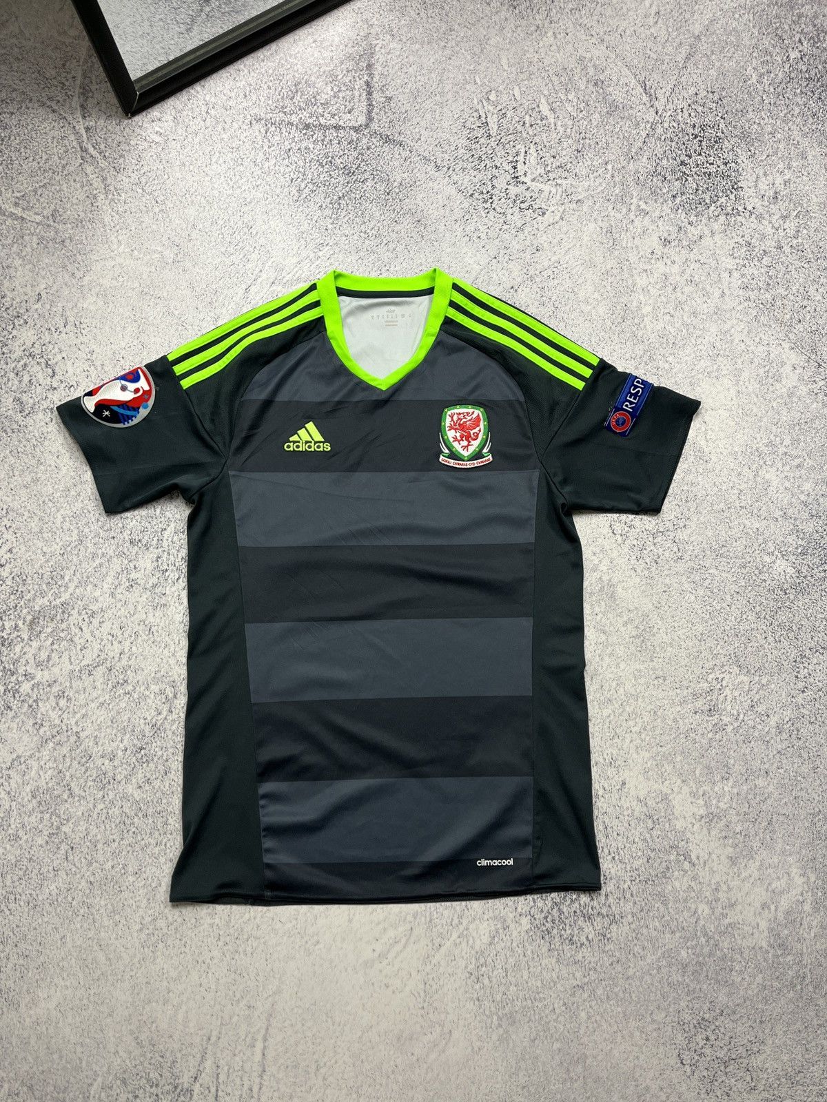 Adidas Adidas Wales Team 2016-2017 Home Football Soccer Jersey Y2K Size US S / EU 44-46 / 1 - 1 Thumbnail