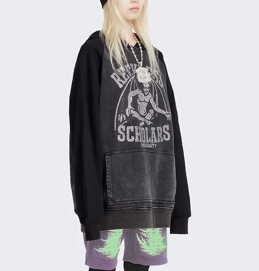 Reckless Scholars New Reckless Scholars Reverse Stonewashed Hoodie XL Size US XL / EU 56 / 4 - 2 Thumbnail