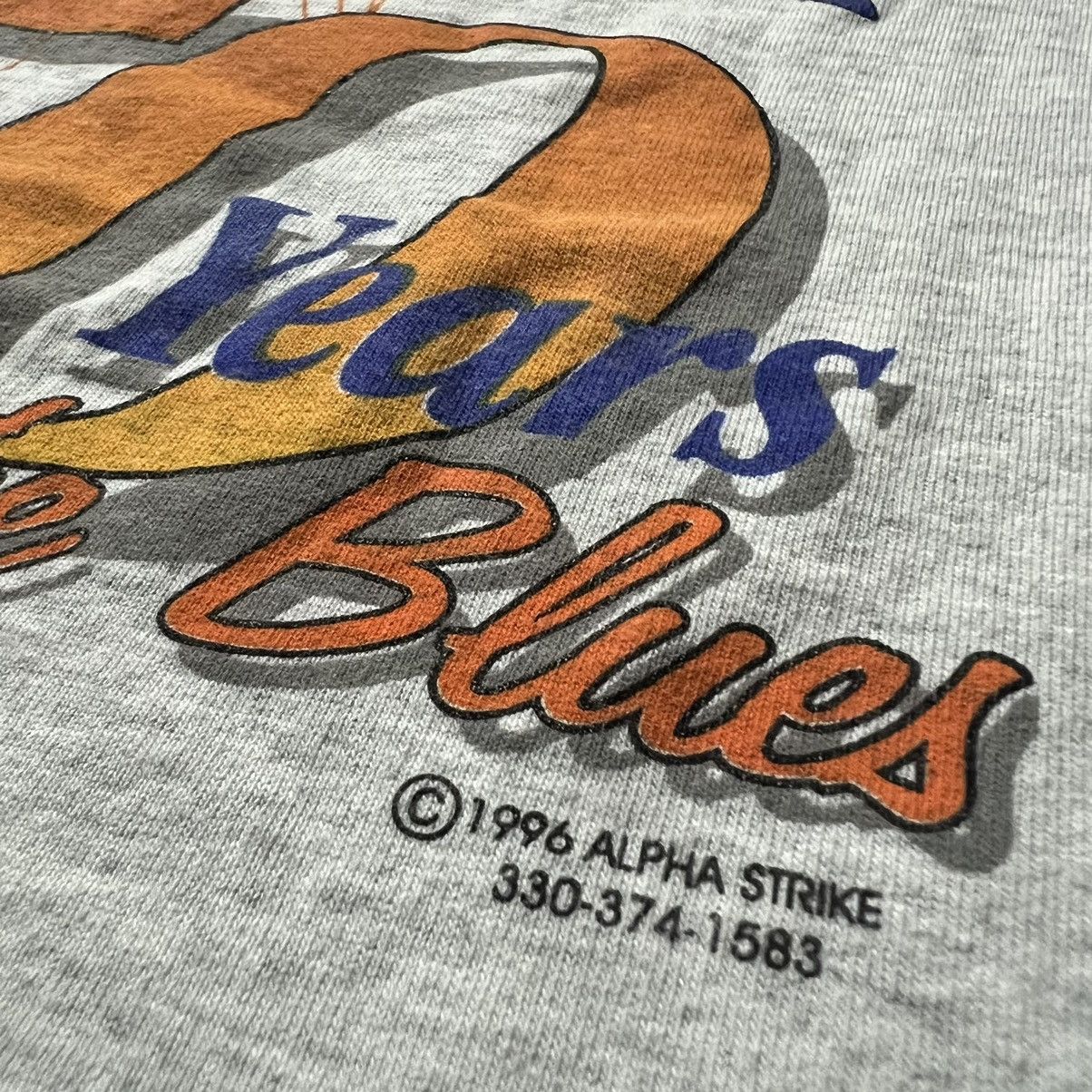Vintage Vintage 1996 USAF 🇺🇸 50 Year Blue Angles Alpha Strike Shirt Size US L / EU 52-54 / 3 - 3 Thumbnail