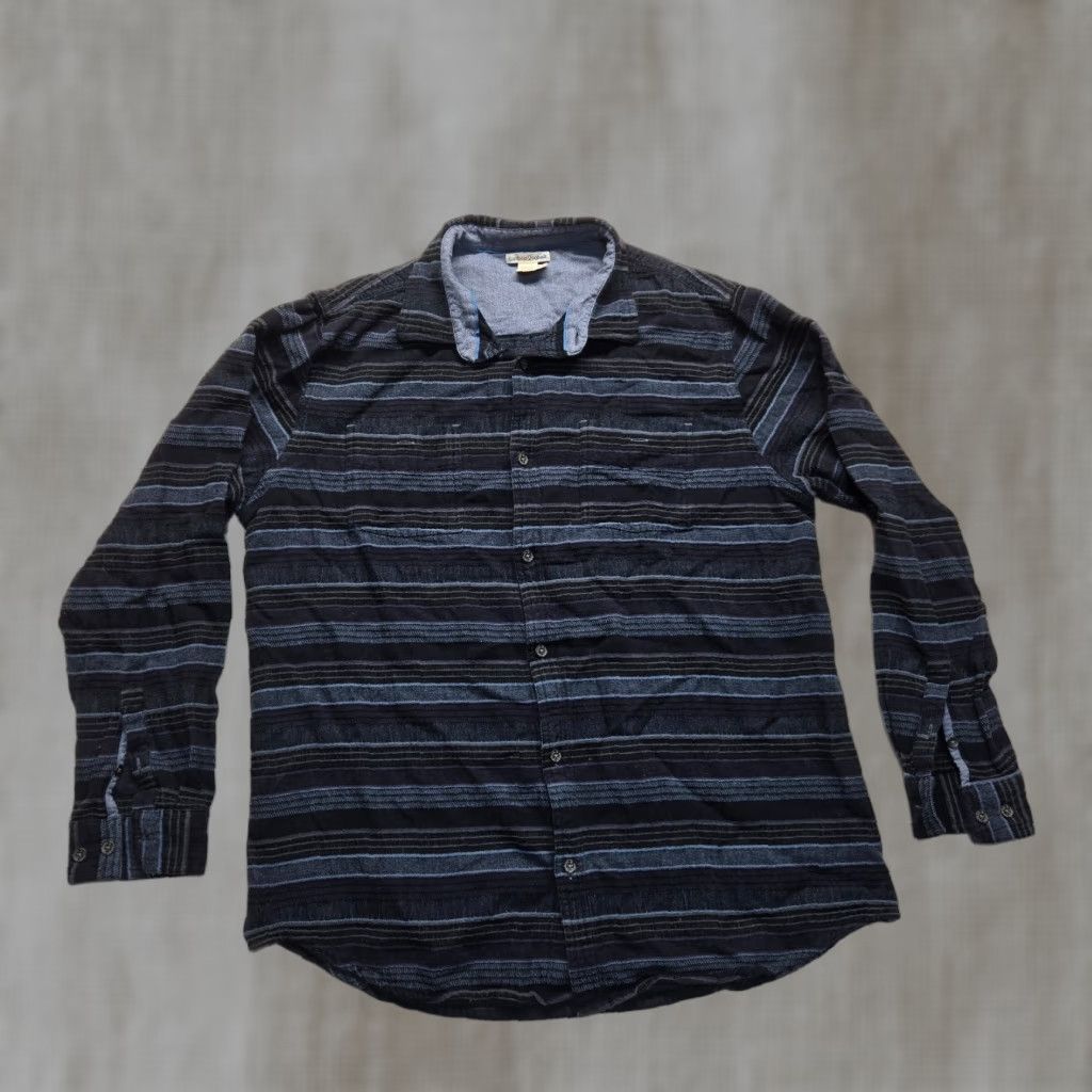 Carbon2Cobalt VINTAGE Carbon 2 Cobalt Flannel Shirt Men Adult Large Tall Plaid Lined Casual Winter Spring Fall Size US L / EU 52-54 / 3 - 1 Thumbnail